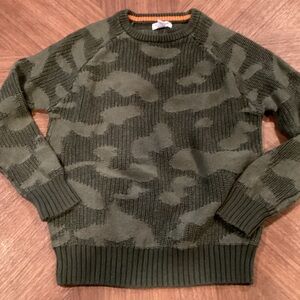 Cat & Jack Camouflage Crewneck Sweater EUC